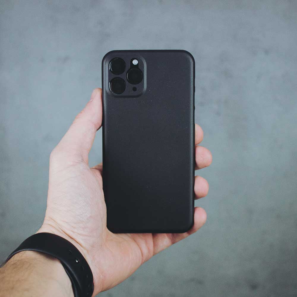 Ultra Thin iPhone 11 Pro Case - Matte Black