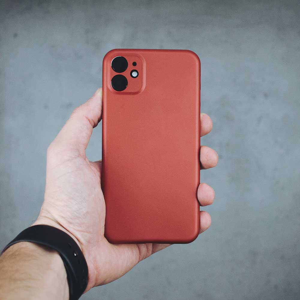 Ultra Thin iPhone 11 Case - Red