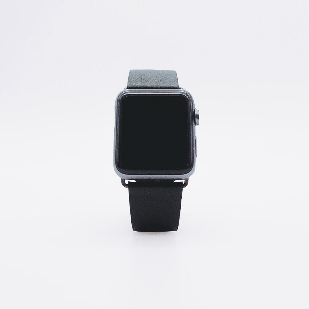 Apple Watch Leather Strap - Black / 38/40mm