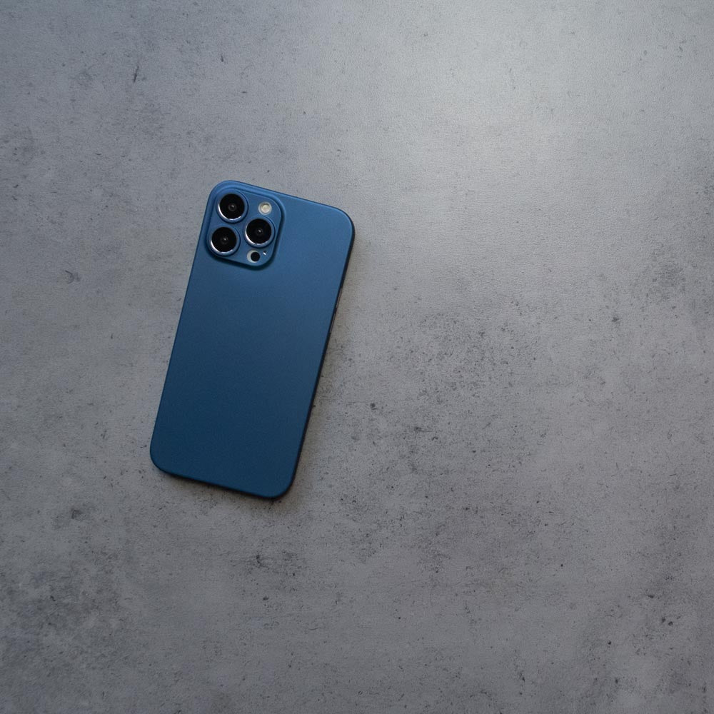 Coque iPhone 13 Pro Max Ultra Fine - Bleu