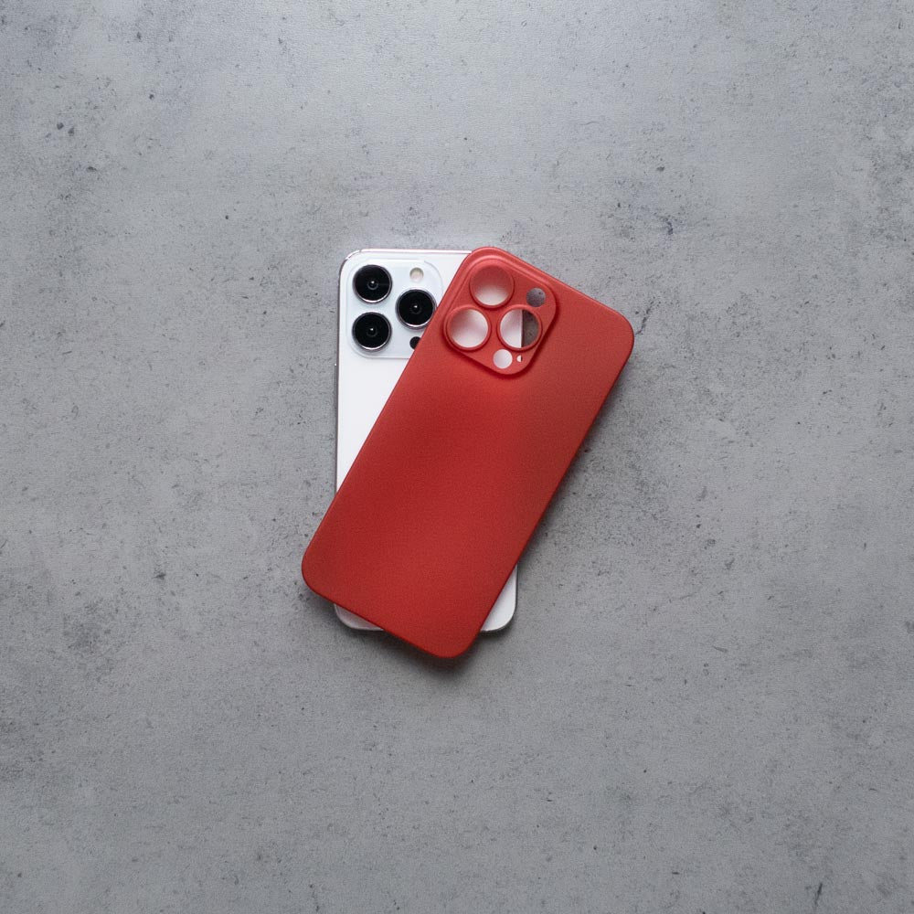 Coque iPhone 13 Pro ultra fine rouge