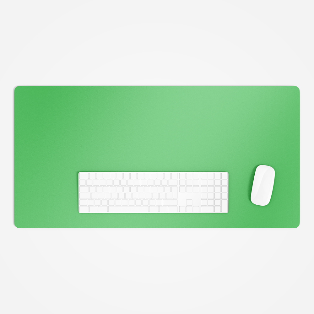 Sous main bureau vert émeraude