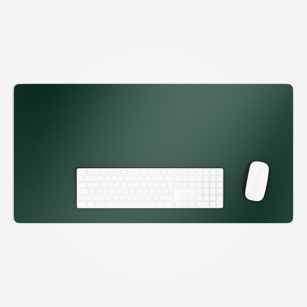 Sous main bureau vert sapin