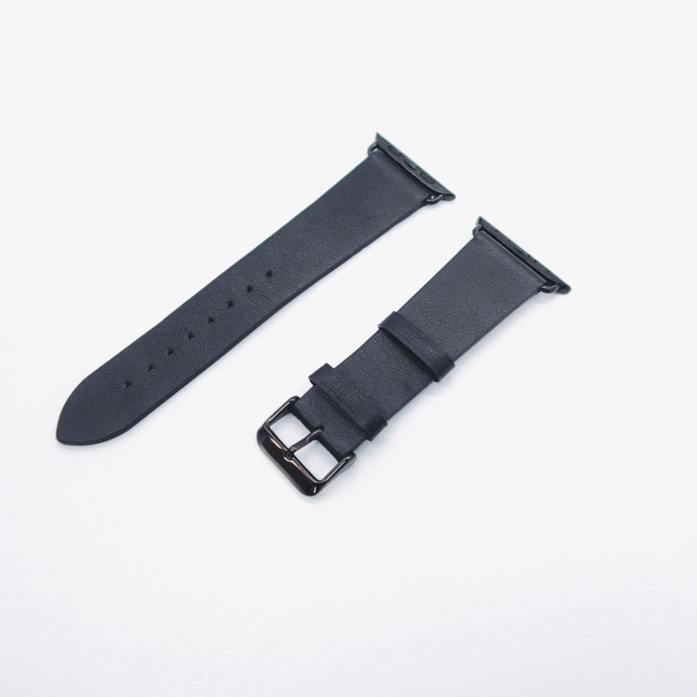 Apple Watch Leather Strap - Black / 38/40mm