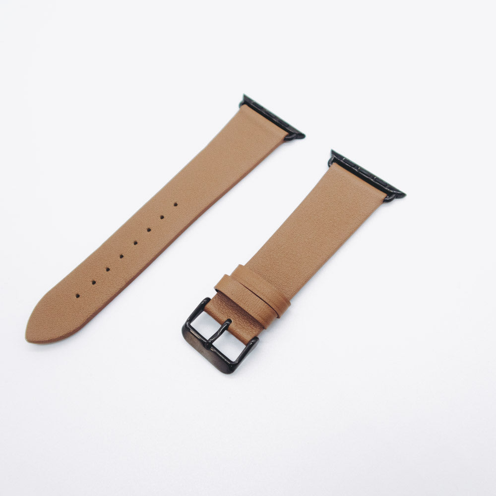Apple Watch Leather Strap - Camel Brown / 42/44mm