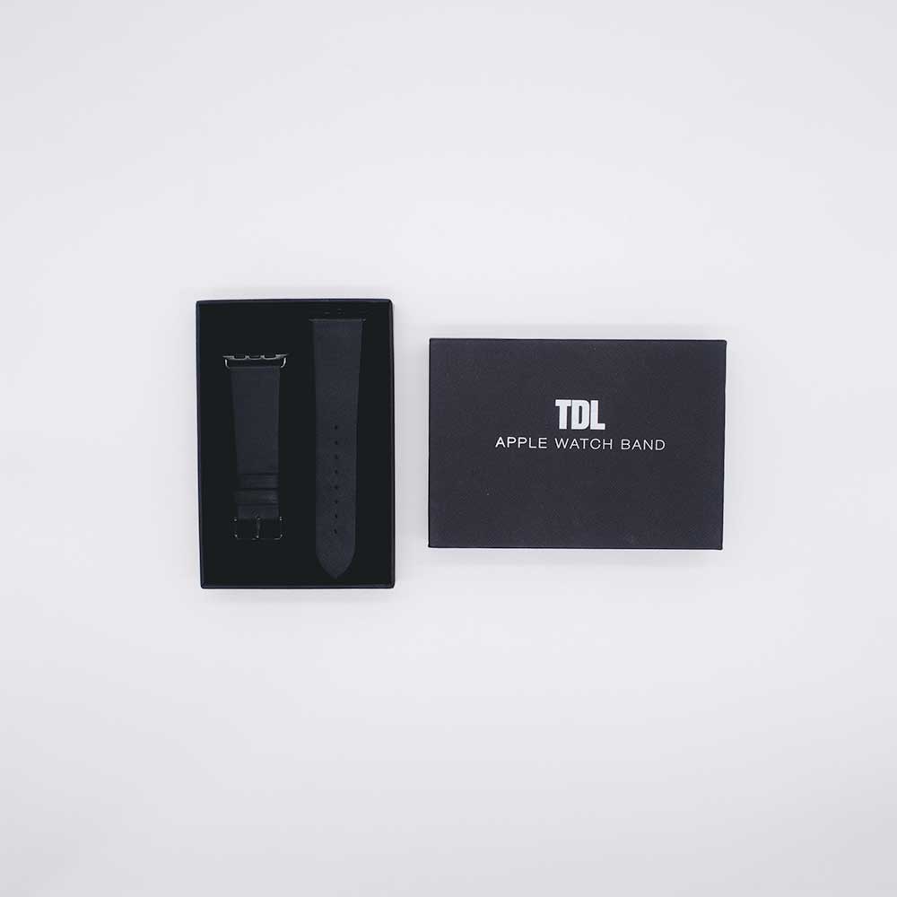 Apple Watch Leather Strap - Black / 38/40mm