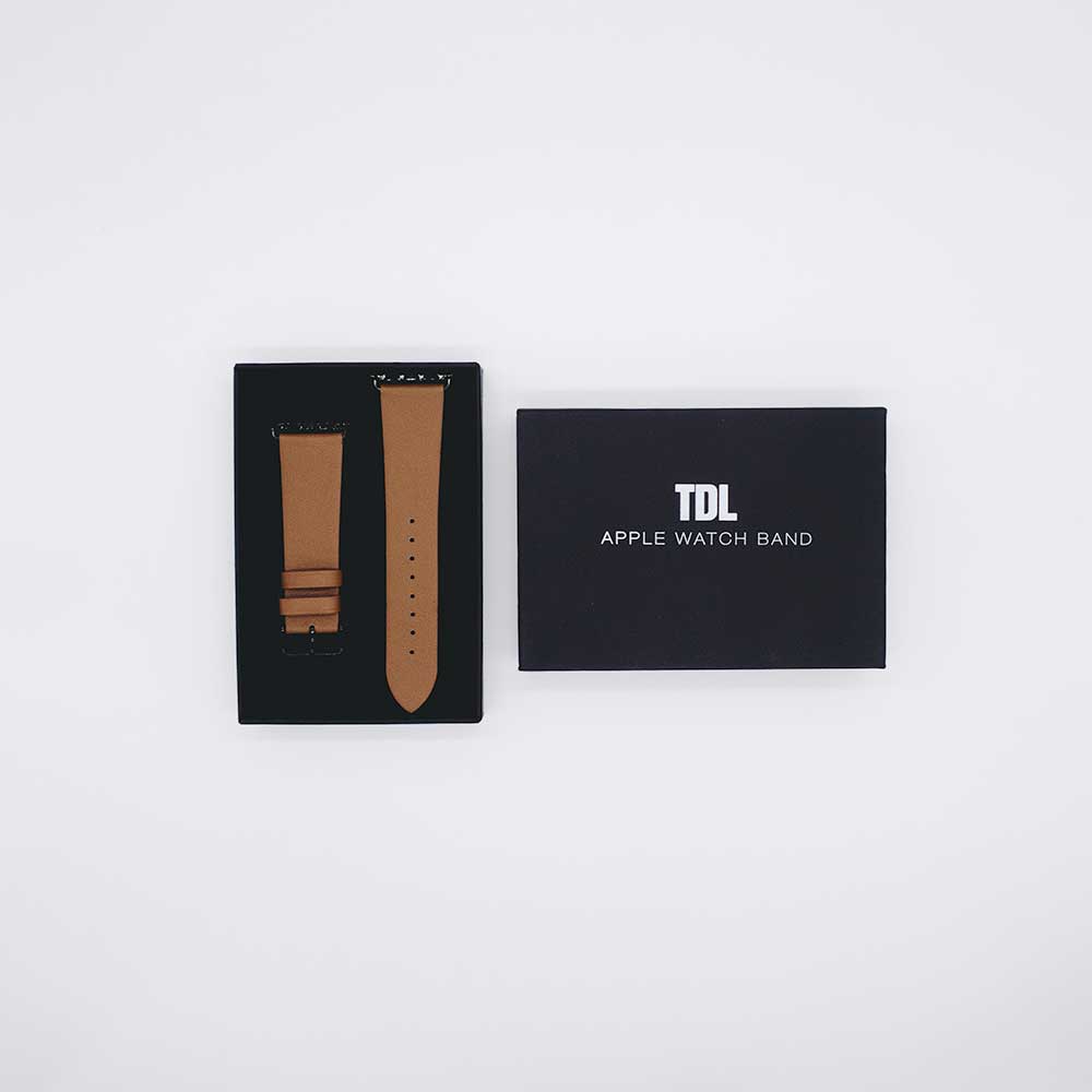 Apple Watch Leather Strap - Camel Brown / 42/44mm