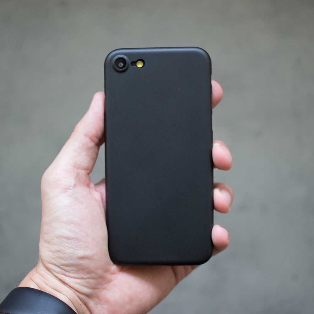 Ultra Thin iPhone SE Case - Matte Black