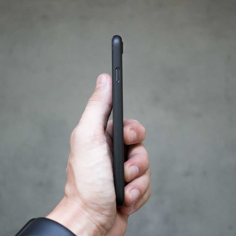 Ultra Thin iPhone SE Case - Matte Black