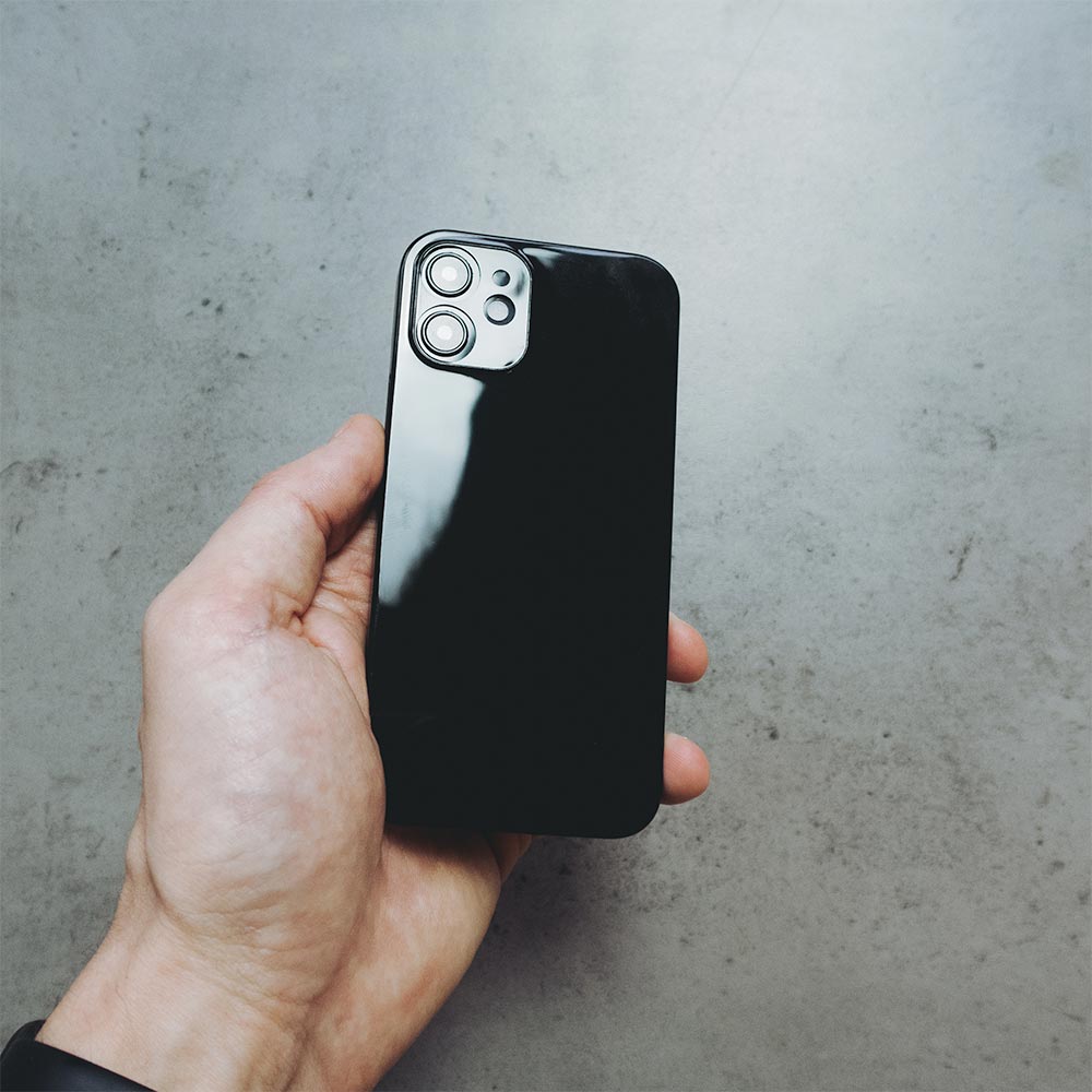 Ultra Thin iPhone 12 Case - Jet Black