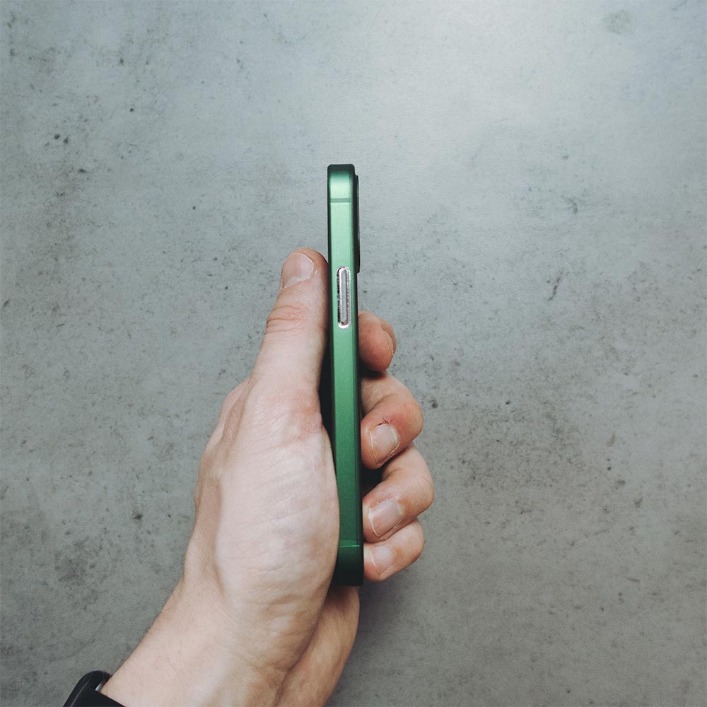 Ultra Thin iPhone 12 Case - Dark Green