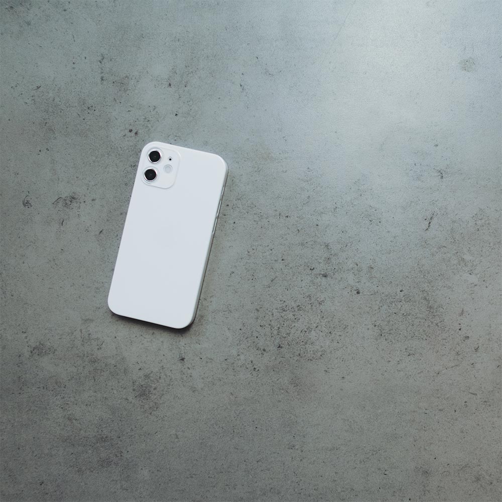 Ultra Thin iPhone 12 Case - Jet White