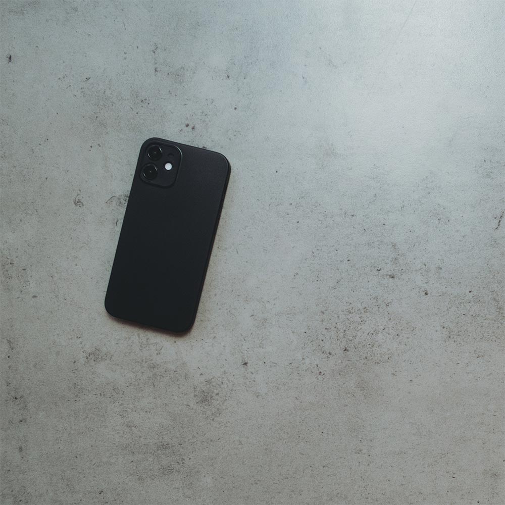 Ultra Thin iPhone 12 Case - Matte Black