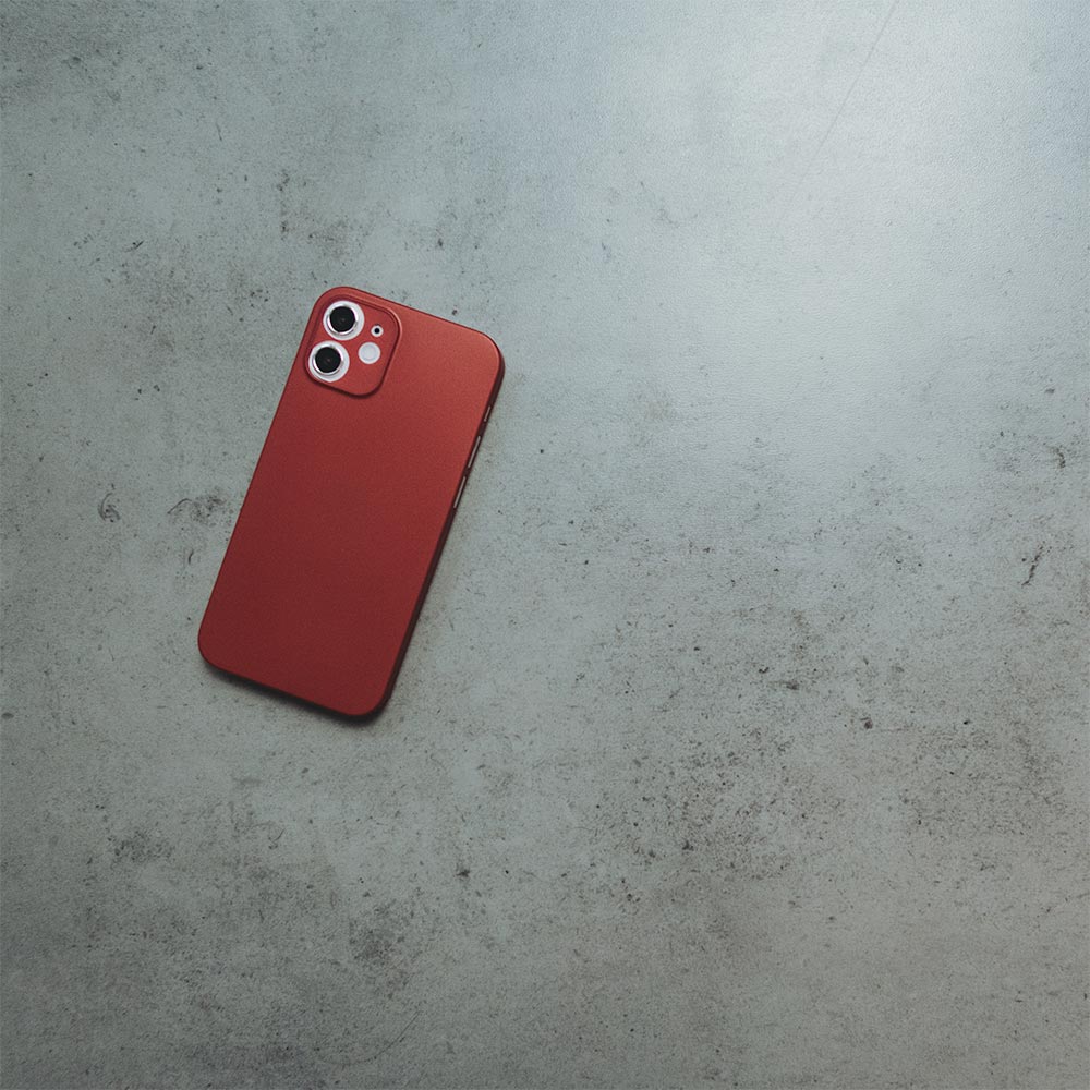 Ultra Thin iPhone 12 Case - Red