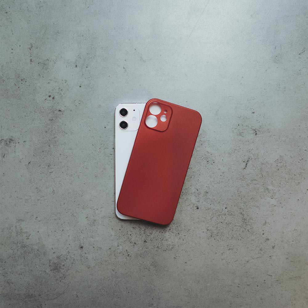 Ultra Thin iPhone 12 Case - Red