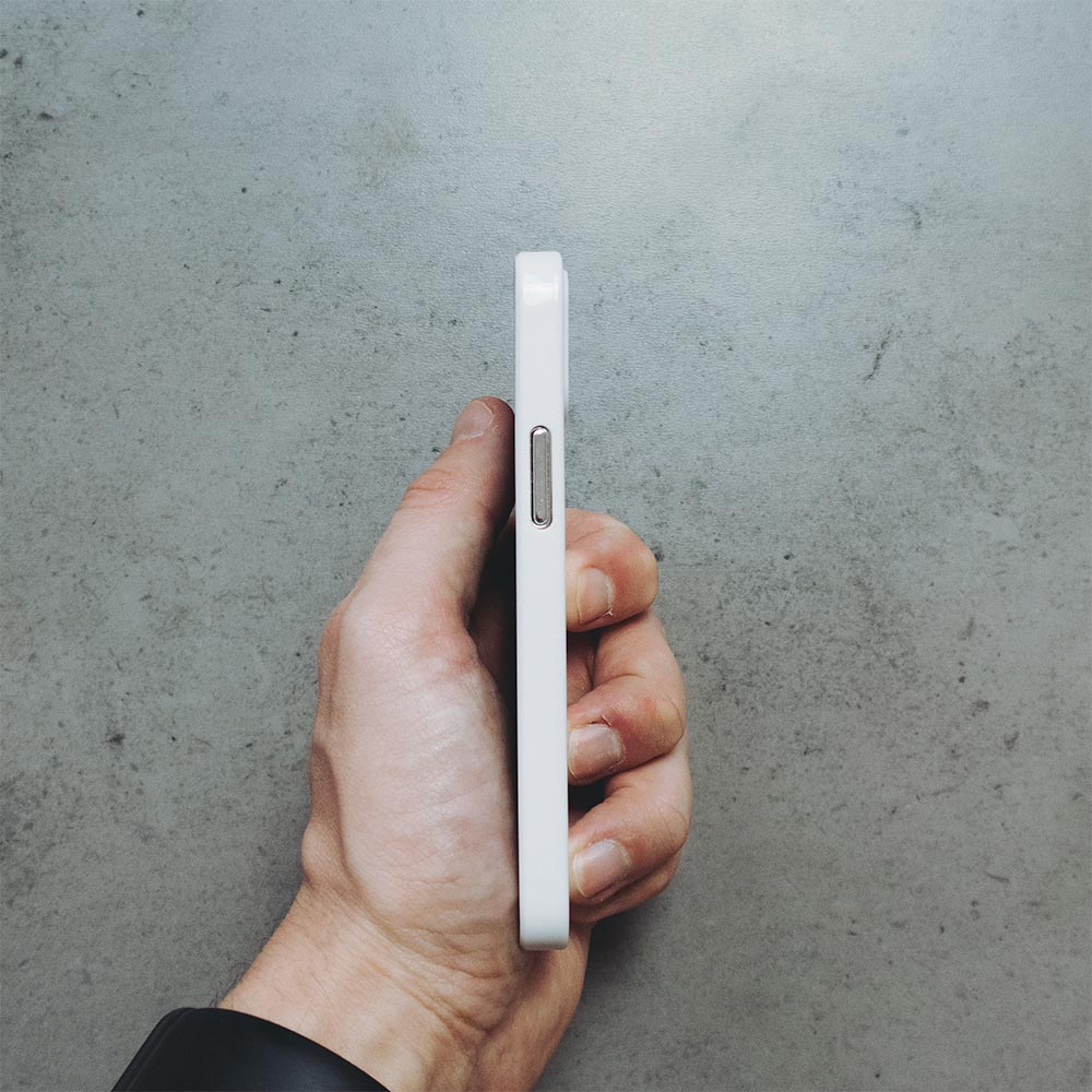 Ultra Thin iPhone 12 Mini Case - Jet White
