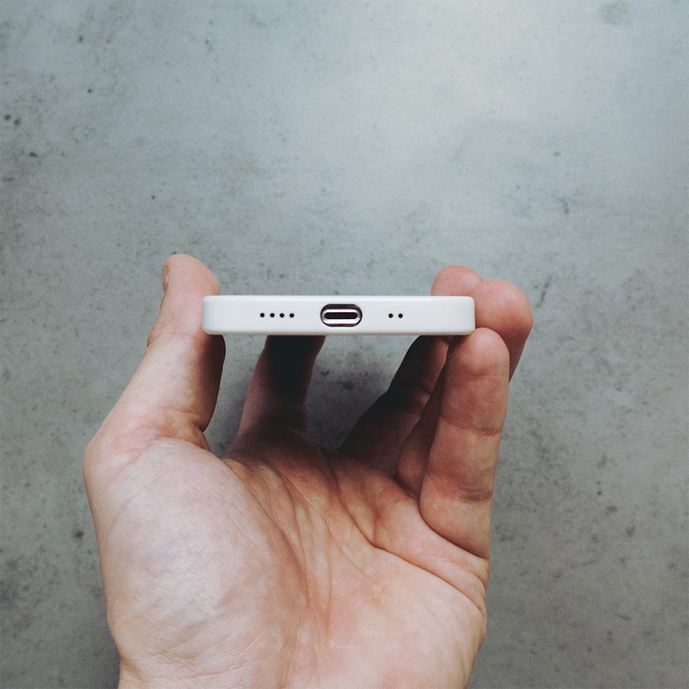 Ultra Thin iPhone 12 Mini Case - Jet White