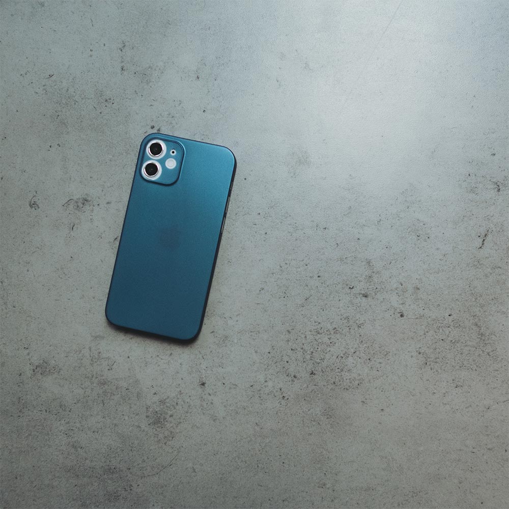 Ultra Thin iPhone 12 Mini Case - Dark Blue