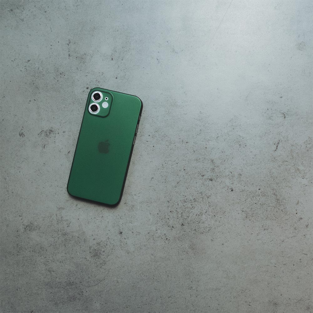 Ultra Thin iPhone 12 Mini Case - Dark Green