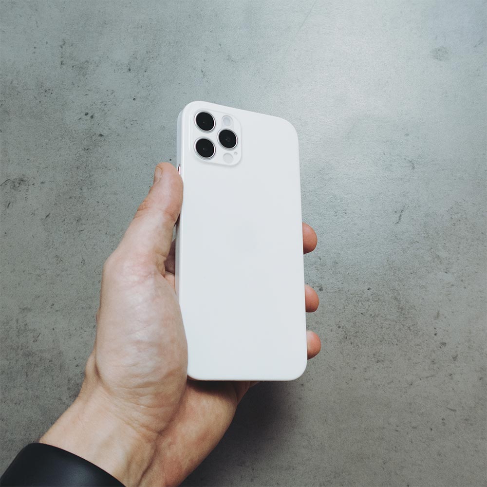 Ultra Thin iPhone 12 Pro Case - Jet White