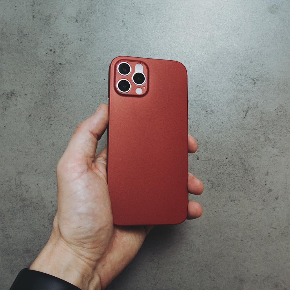 Ultra Thin iPhone 12 Pro Case - Red