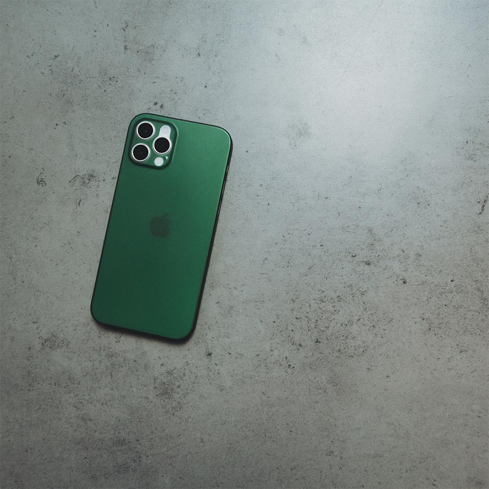 Ultra Thin iPhone 12 Pro Case - Dark Green