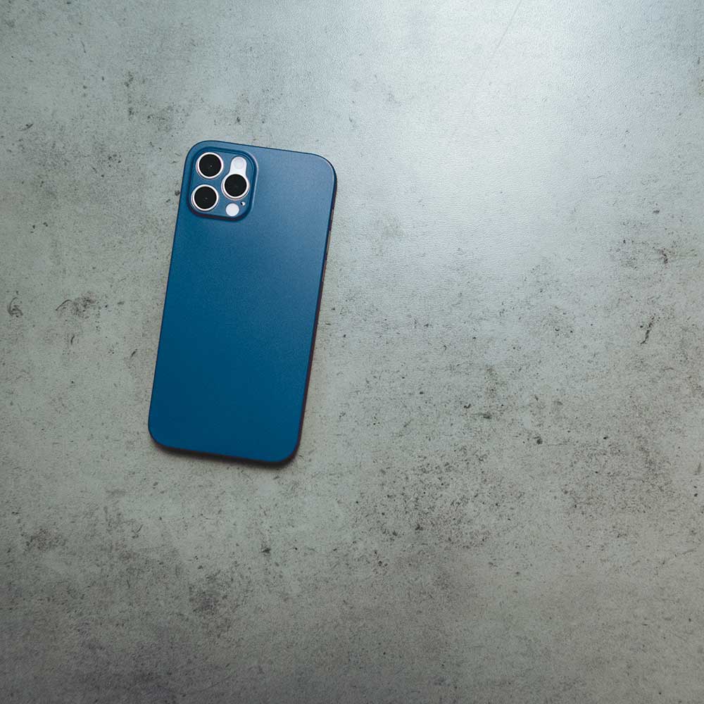 Ultra Thin iPhone 12 Pro Case - Dark Blue