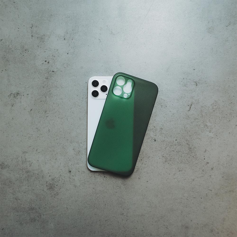 Ultra Thin iPhone 12 Pro Case - Dark Green