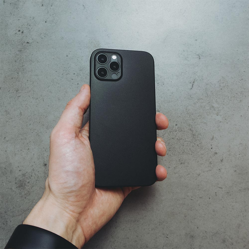 Ultra Thin iPhone 12 Pro Max Case - Matte Black