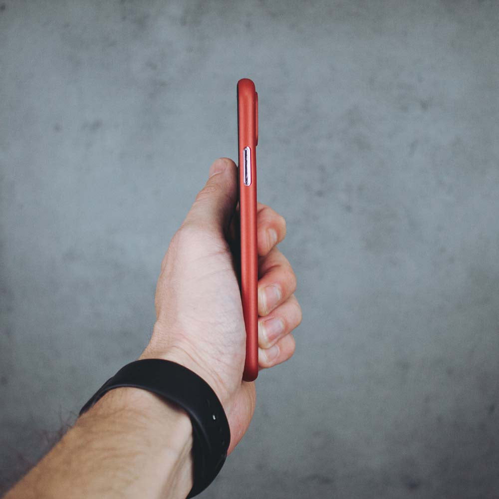 Ultra Thin iPhone XS Case - Red