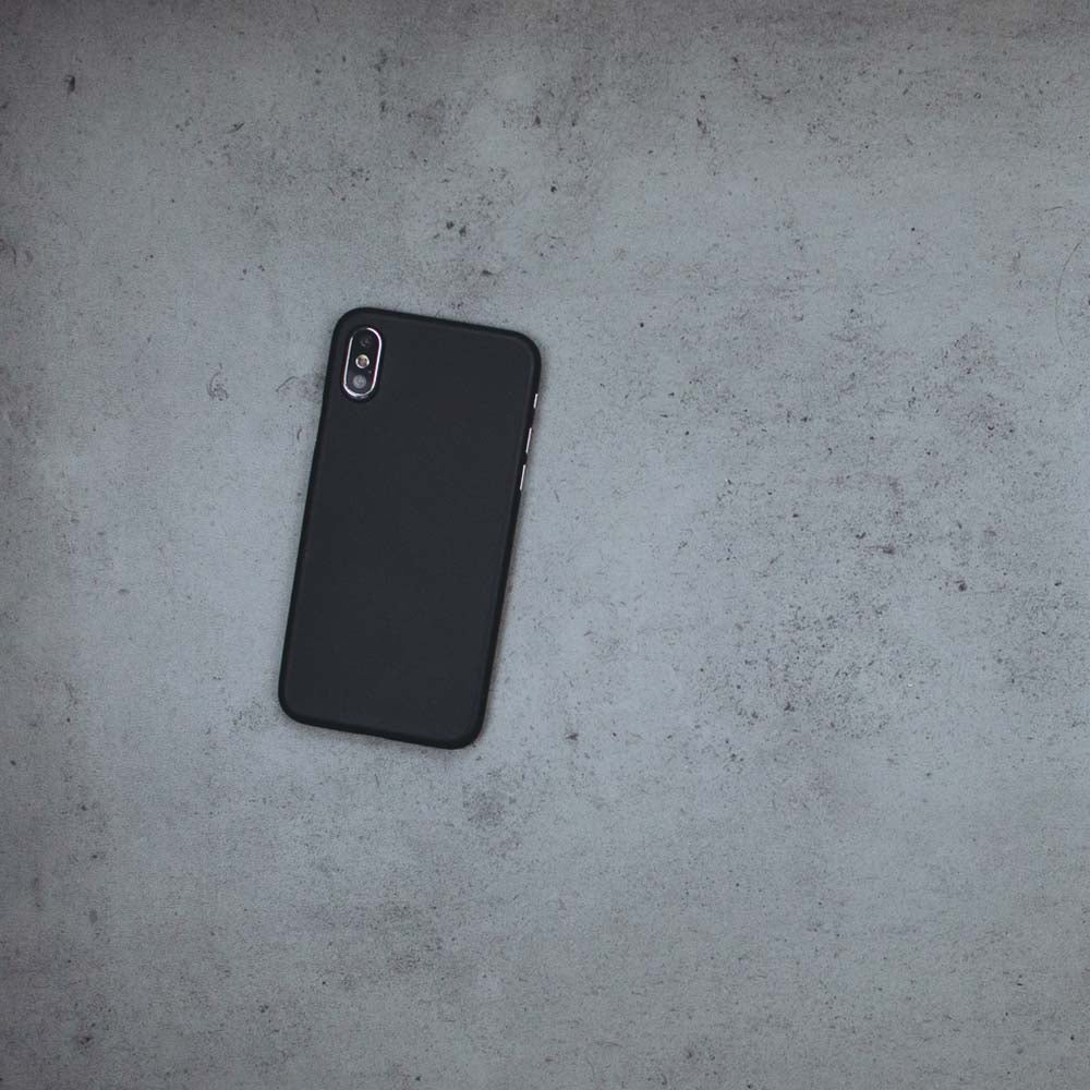 Ultra Thin iPhone X Case - Matte Black