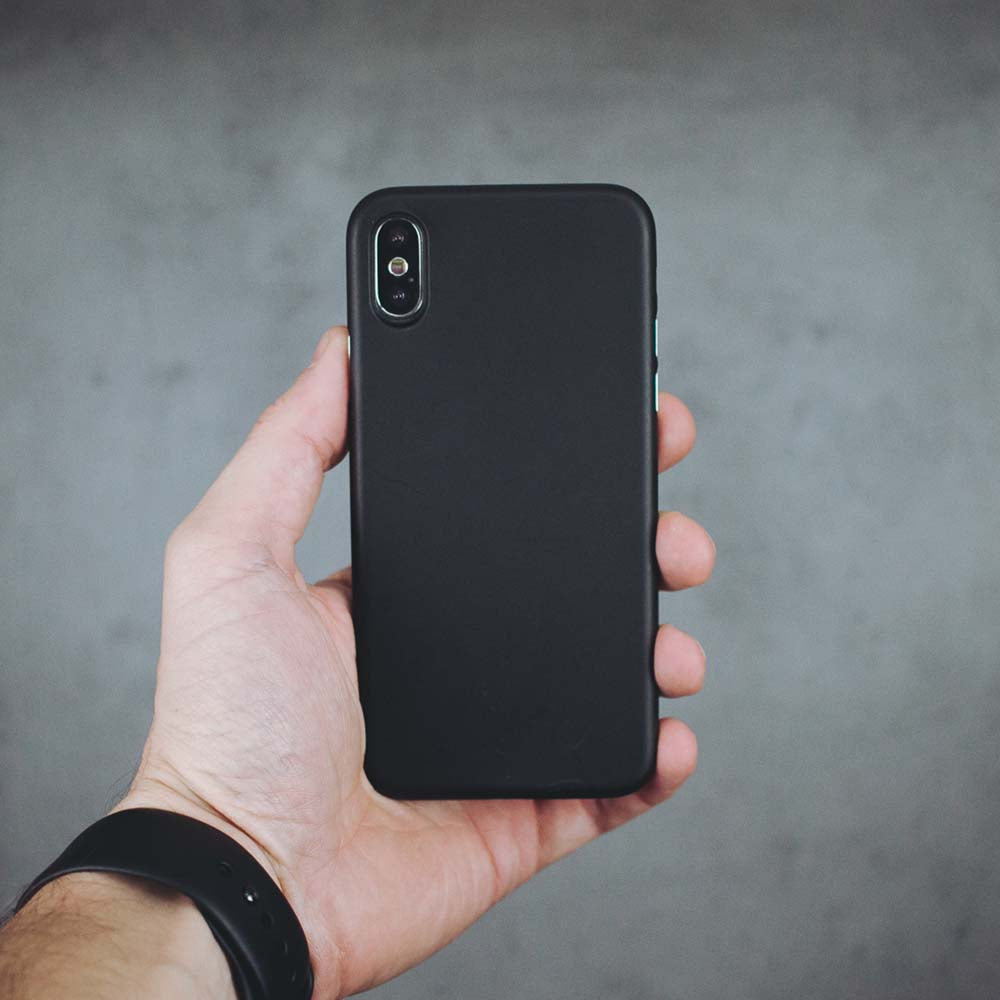 Ultra Thin iPhone X Case - Matte Black